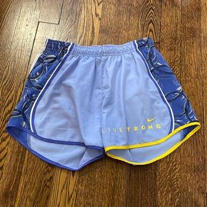 Nike Blue Yellow Livestrong Shorts!
